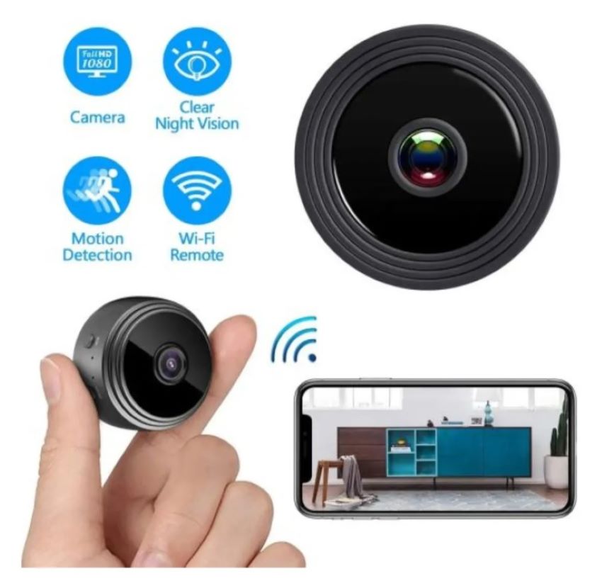 Mini Cámara Seguridad A9 HD WiFi