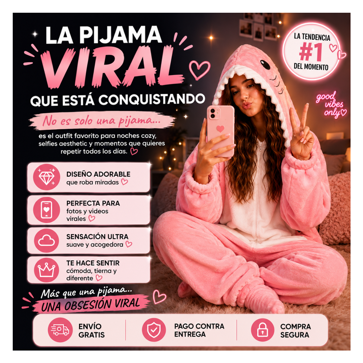 Haz que cada noche sea una experiencia única con esta pijama viral